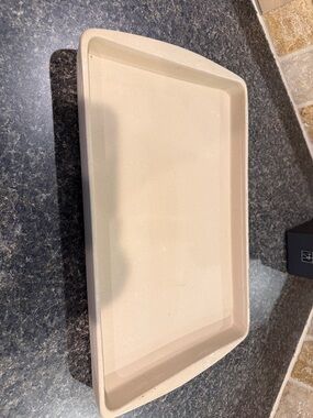 Pampered Chef Stoneware Rectangular Sheet Pan